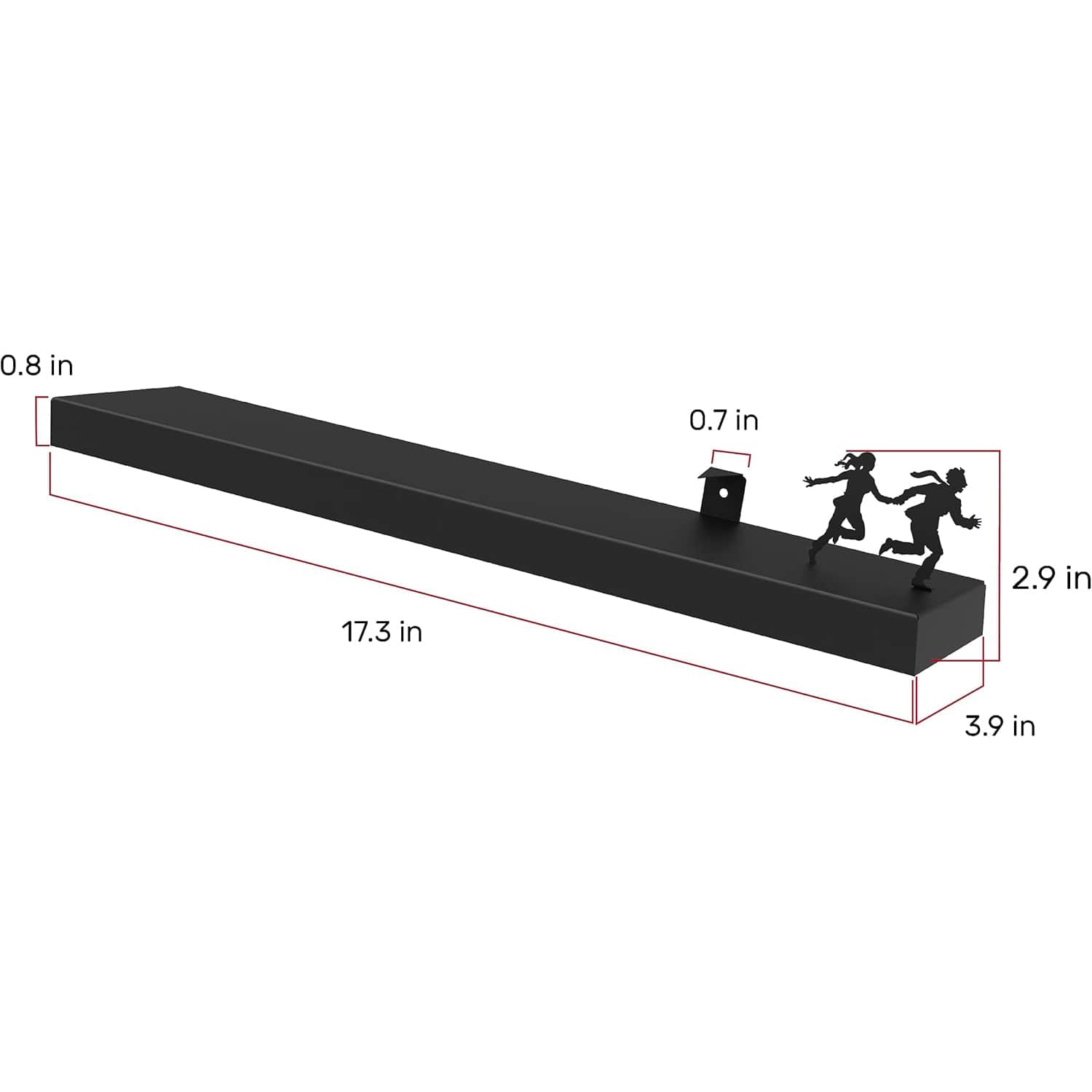 Gravity Illusion Toilet Shelf