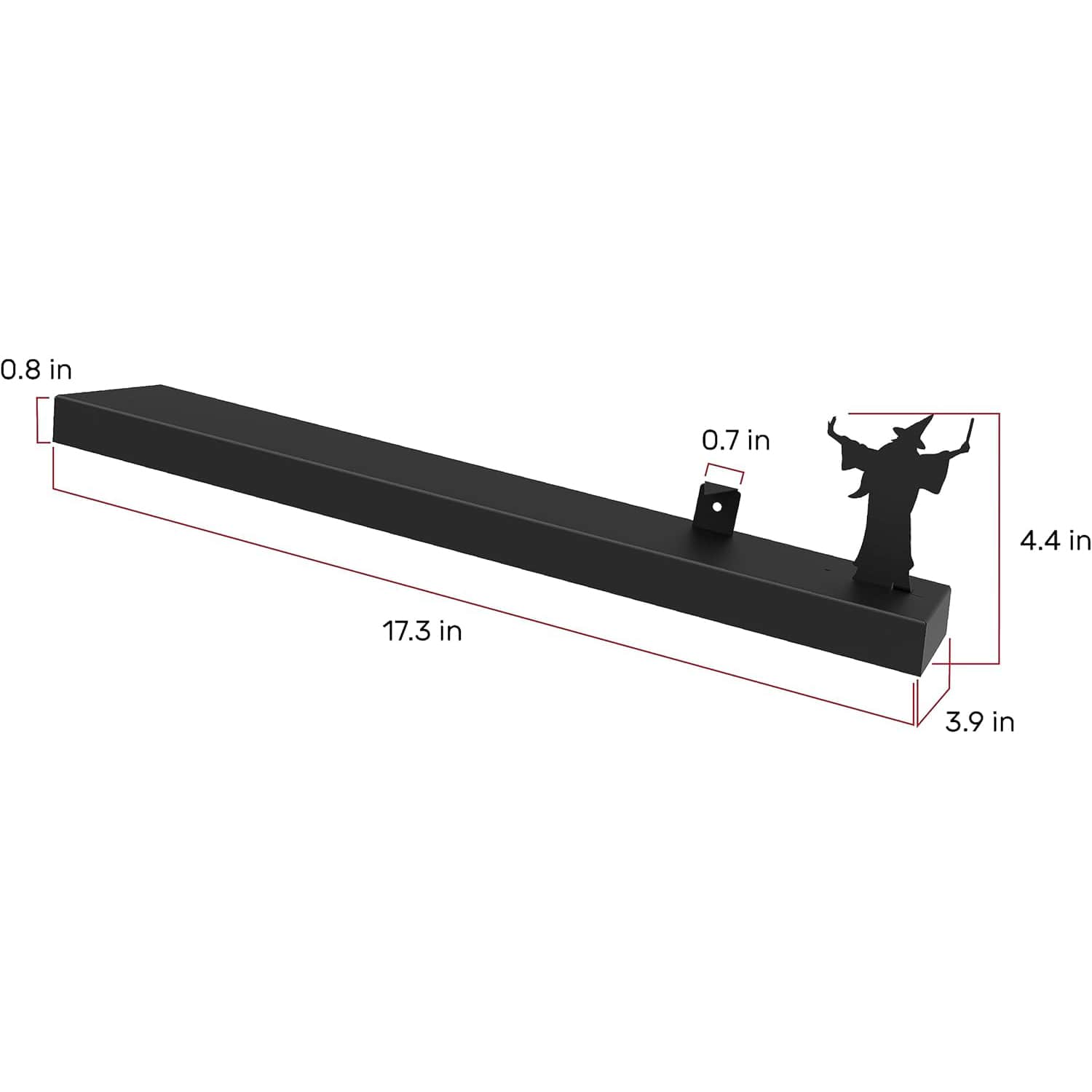 Gravity Illusion Toilet Shelf