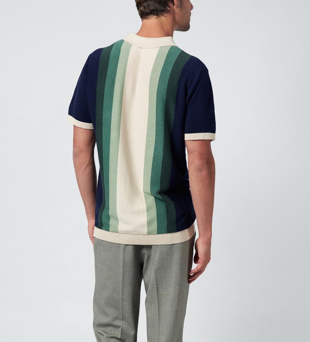 Caden Stripe Polo