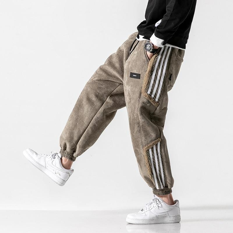 Strike Stripe Sherpa Joggers