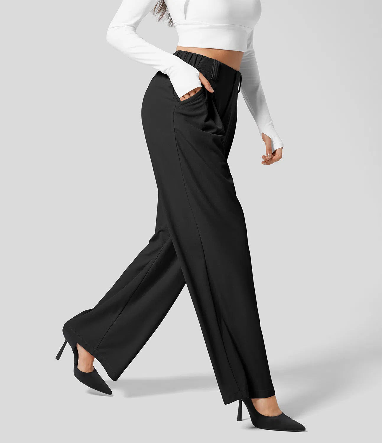 Anne - Wide Leg Dad Fit Pants