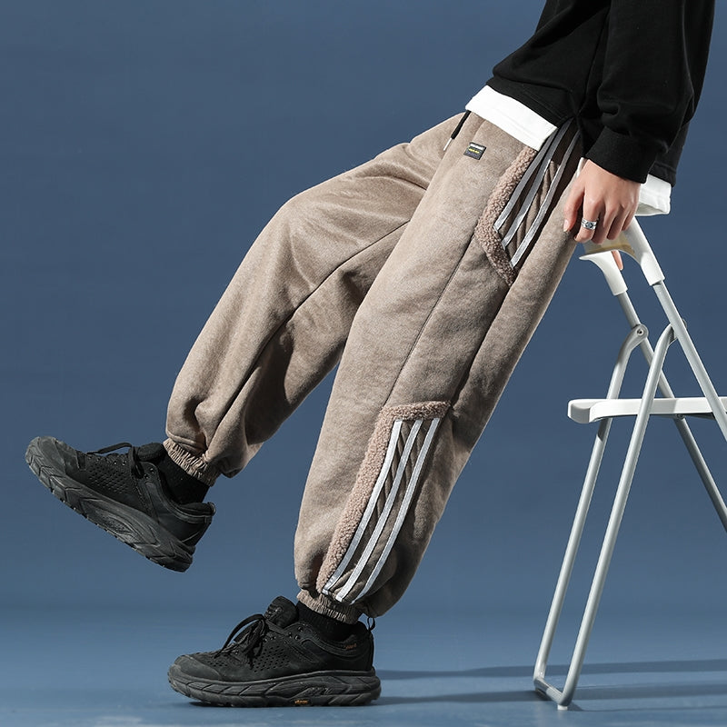 Strike Stripe Sherpa Joggers