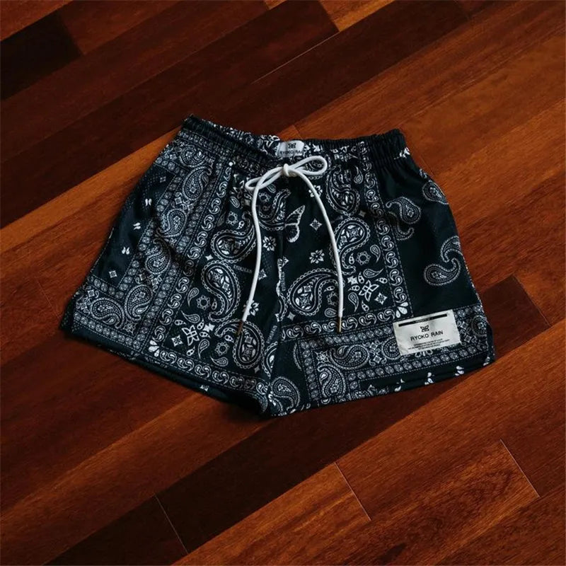 Mesh Paisley Shorts