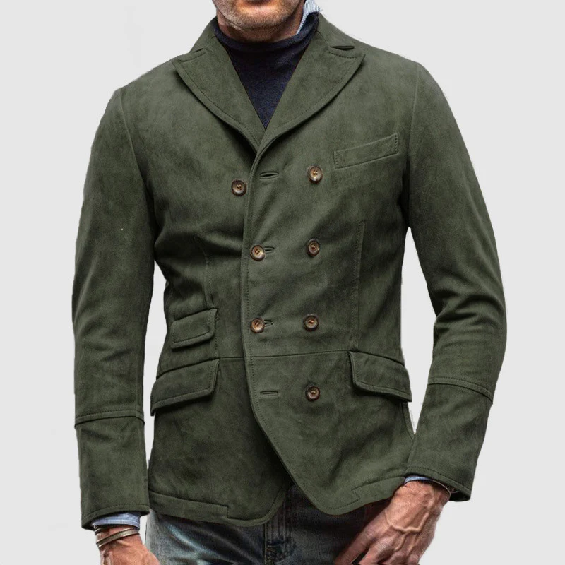 AVERY-SAINT HERITAGE DOUBLE-BREASTED BLAZER