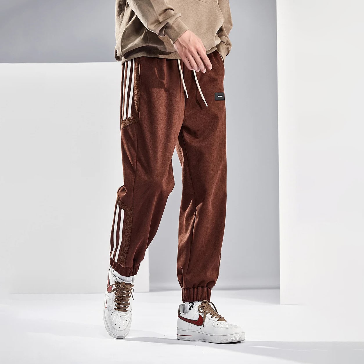 Hypebeast Fleece Stripe Joggers