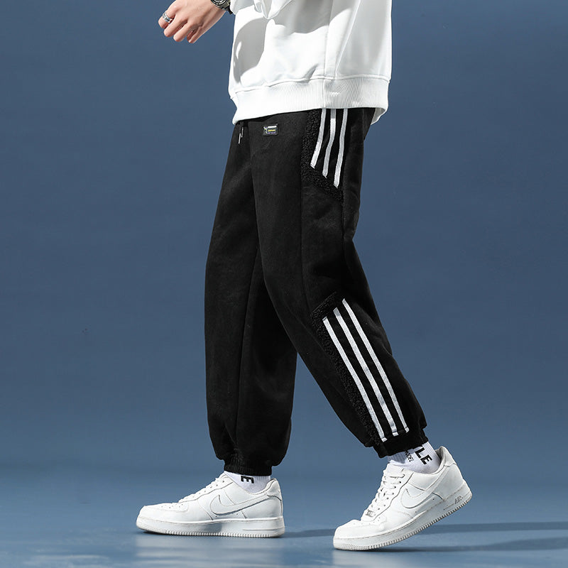 Strike Stripe Sherpa Joggers