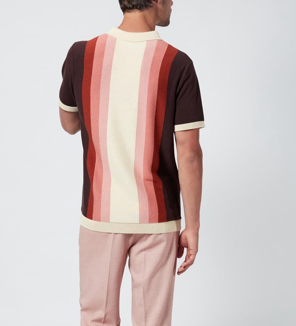 Caden Stripe Polo