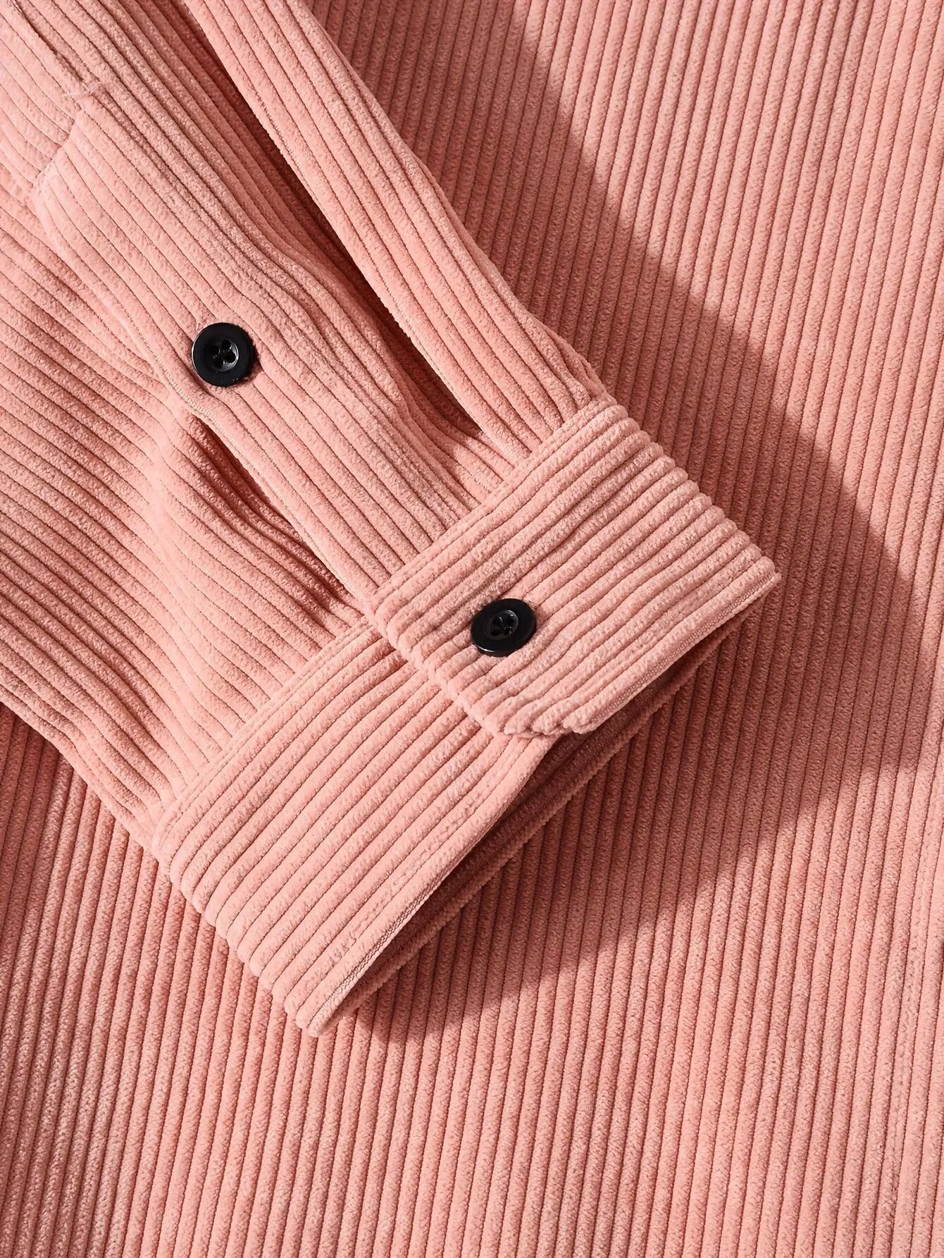 '90s Oversize Corduroy Button-Up Shirt