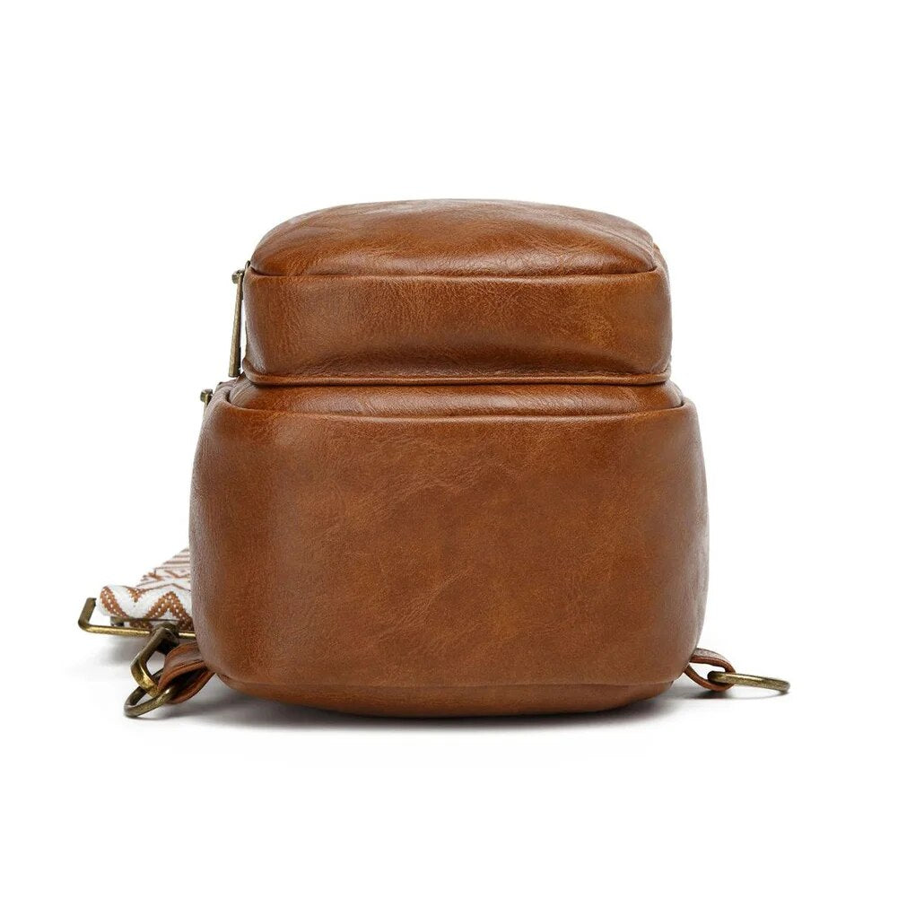 Vegan Leather Crossbody Bag