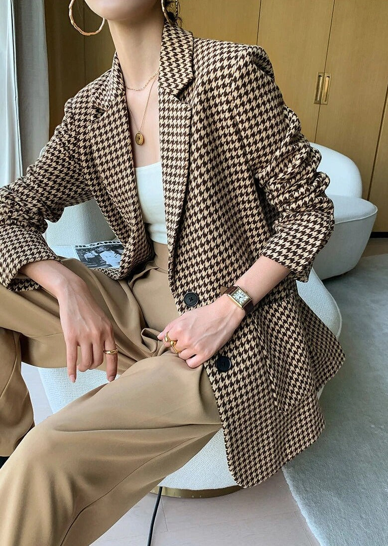 SÉLÈNE BELTED FITTED BLAZER