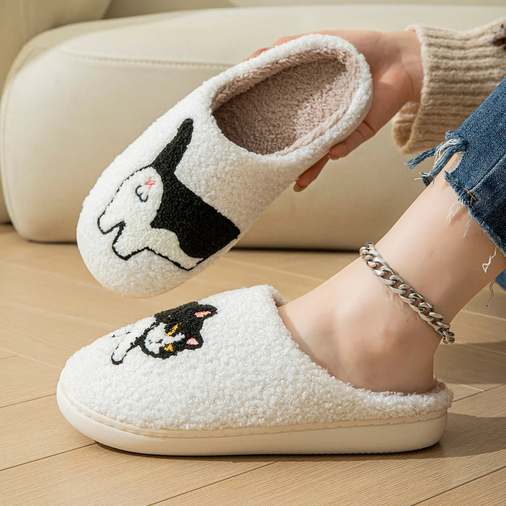 Purrfect Pair: Cheeky Cat Slippers