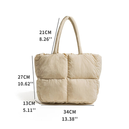 Padded Quilted Tote Bag