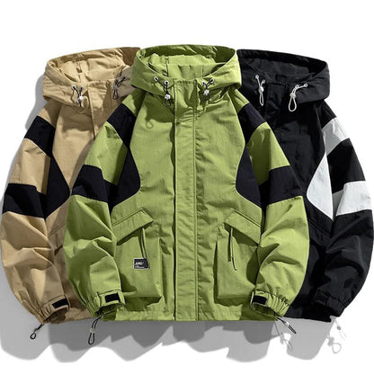 Jumo - Relaxed Fit Windbreaker Jacket