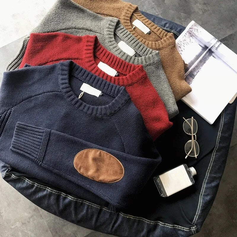 Heritage | Wool Elbow Patch Sweater