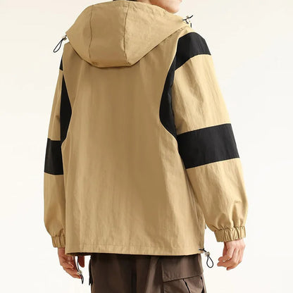 Jumo - Relaxed Fit Windbreaker Jacket