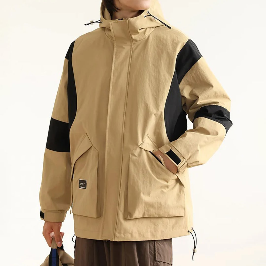 Jumo - Relaxed Fit Windbreaker Jacket