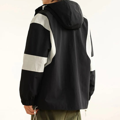 Jumo - Relaxed Fit Windbreaker Jacket