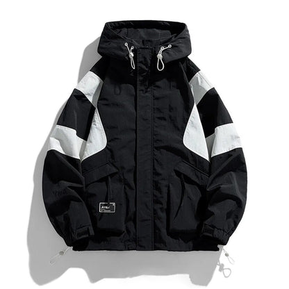 Jumo - Relaxed Fit Windbreaker Jacket