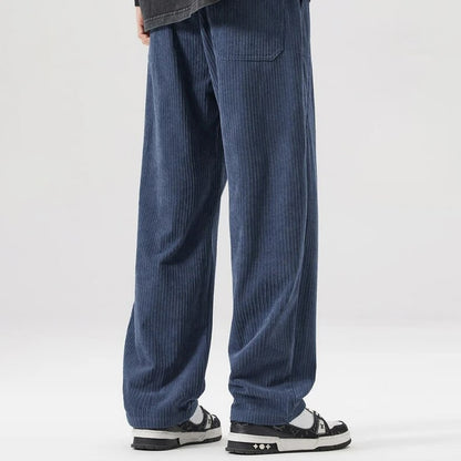 Attitude - Loose Straight Corduroy Joggers