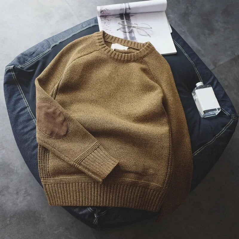 Heritage | Wool Elbow Patch Sweater