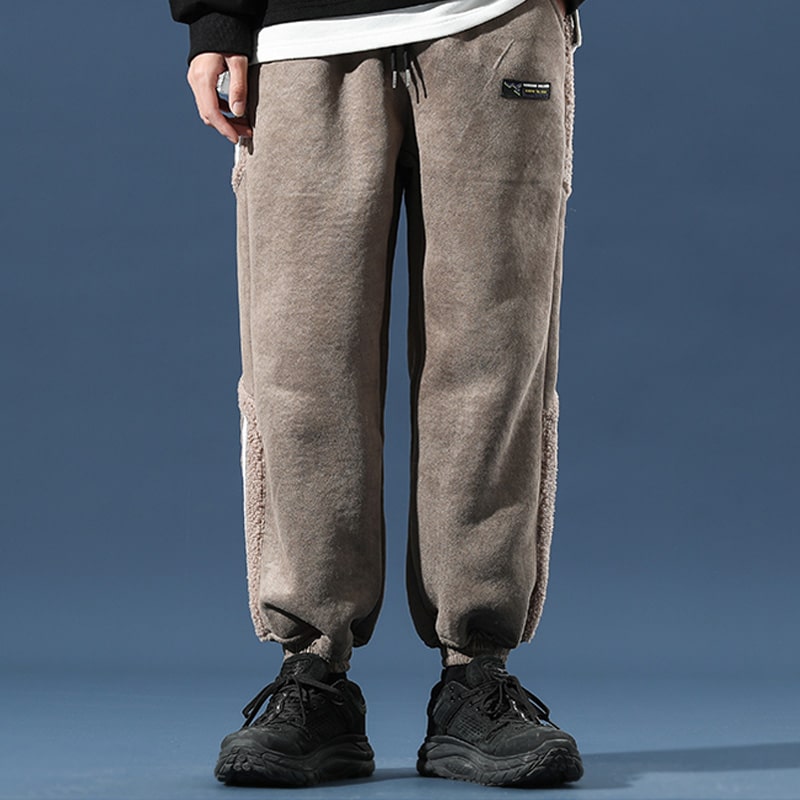 Strike Stripe Sherpa Joggers