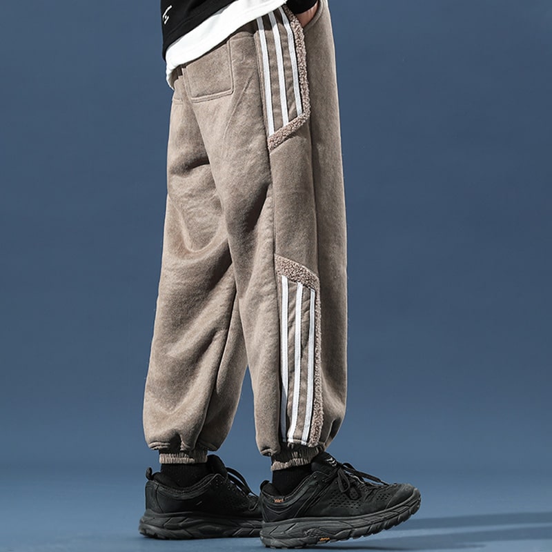 Strike Stripe Sherpa Joggers