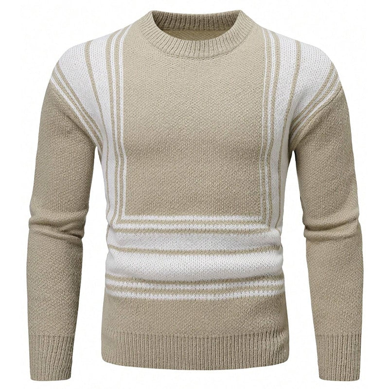 STRIATUS STUDIO MEN'S O-NECK SWEATER