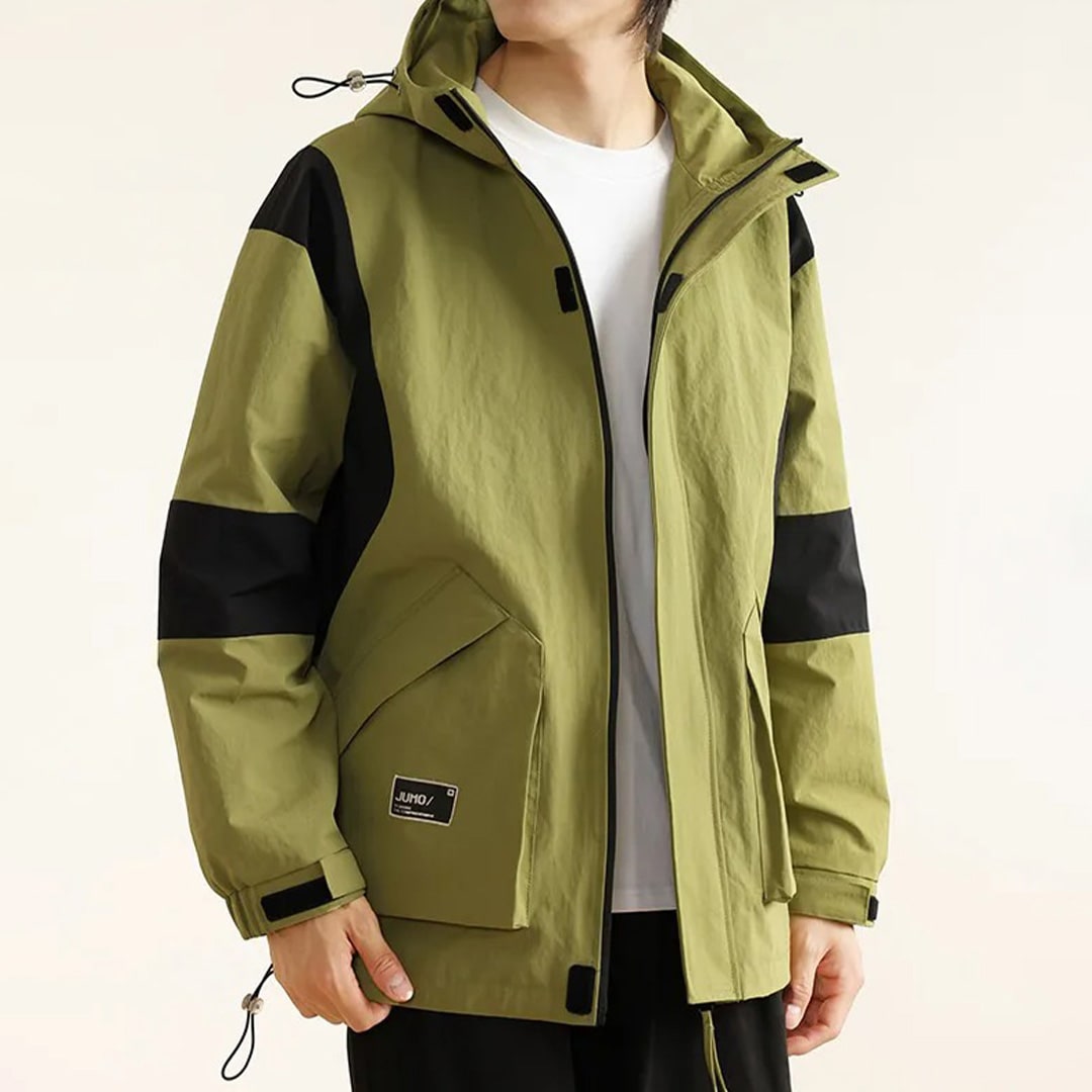 Jumo - Relaxed Fit Windbreaker Jacket