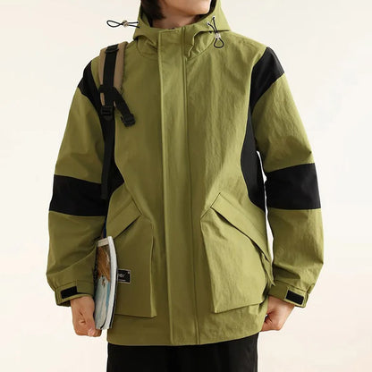 Jumo - Relaxed Fit Windbreaker Jacket