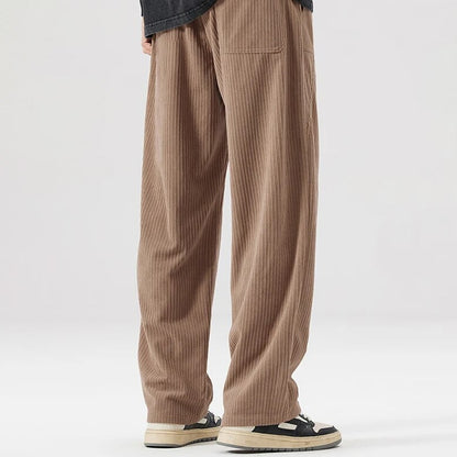 Attitude - Loose Straight Corduroy Joggers