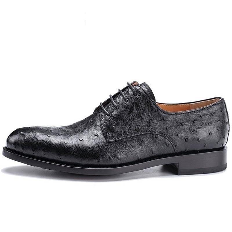 Men's Formal Ostrich Derby Shoes