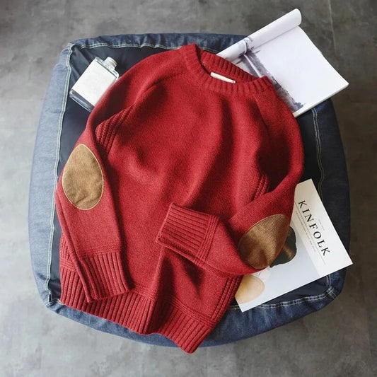 Heritage | Wool Elbow Patch Sweater