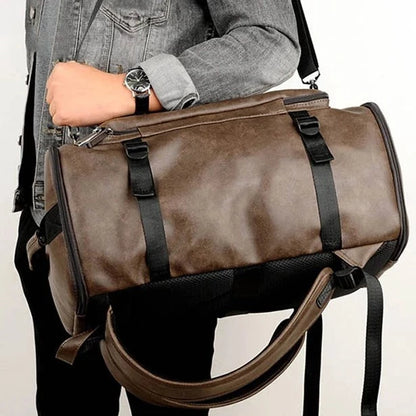 WEYSFOR - Travel Bag Leather Anti-Theft · TSA Lock · USB