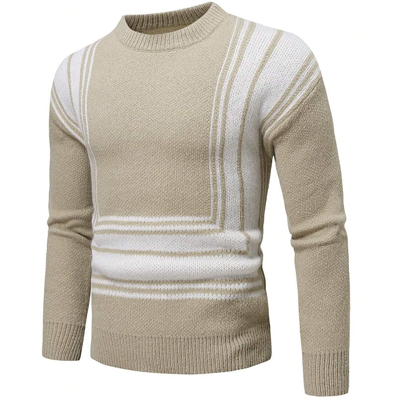 STRIATUS STUDIO MEN'S O-NECK SWEATER