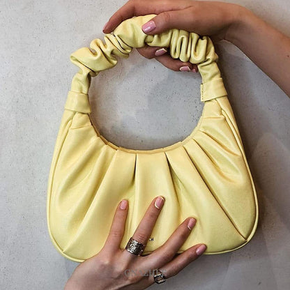 Veronique Ruffled Designer Handbag