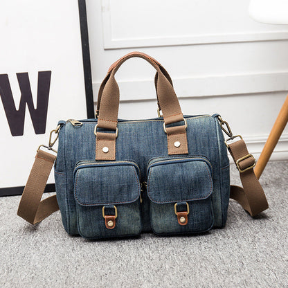 Sam Hoka Denim Shoulder Bag