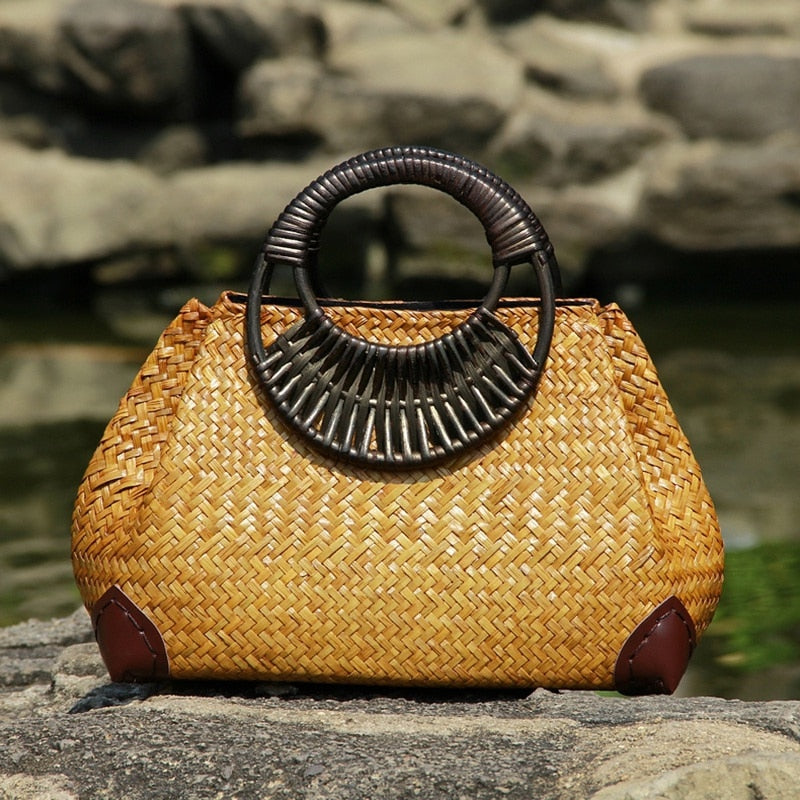 Nature's Embrace Bamboo Handbag