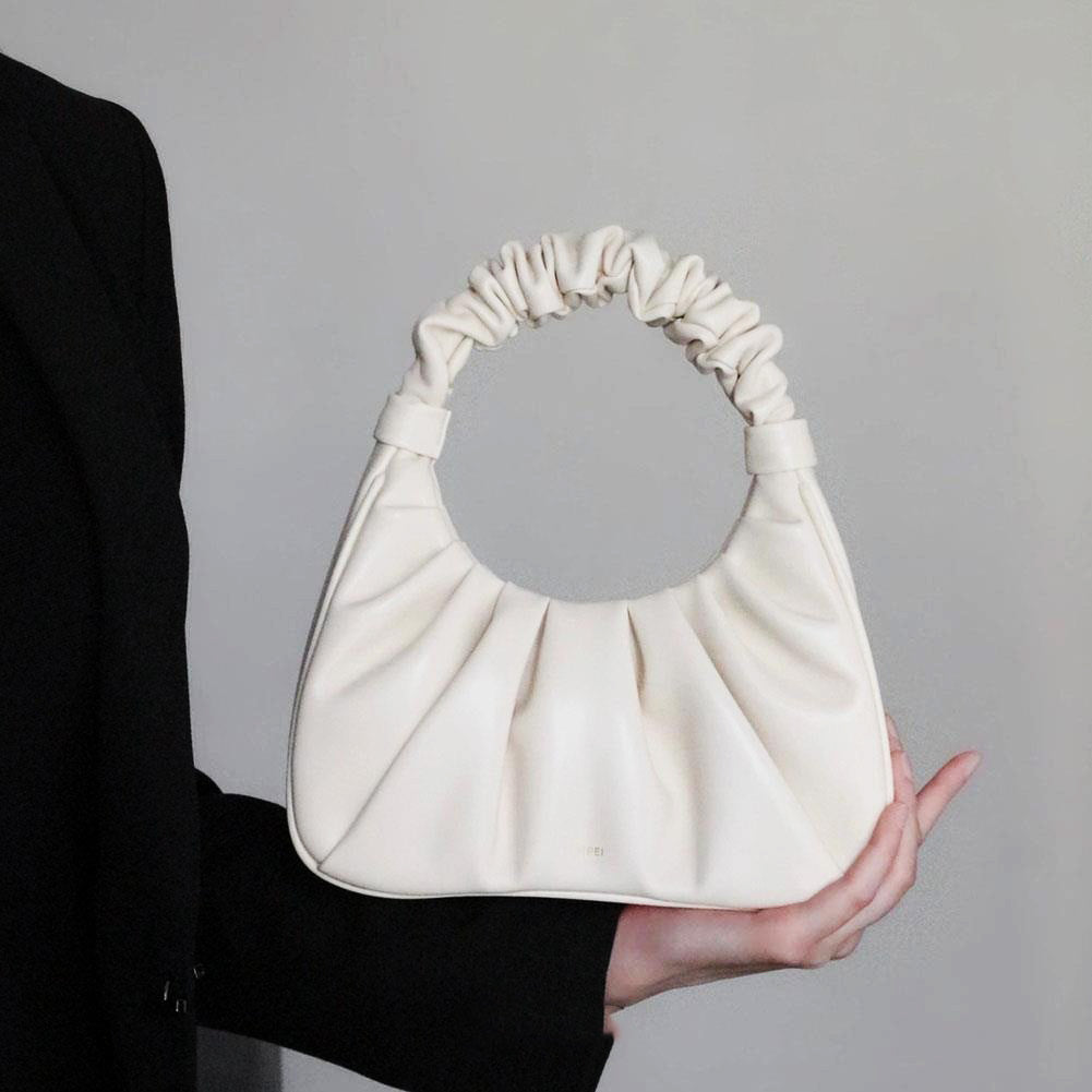 Veronique Ruffled Designer Handbag