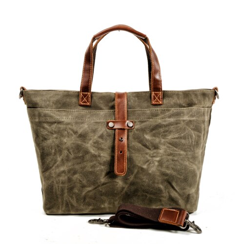 Timeless Utility OilWax Crossbody Bag